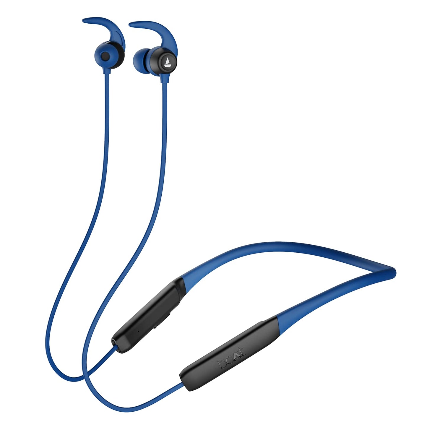Boat Rockerz 255 Pro+, 60HRS Battery, Fast Charge, IPX7, Dual Pairing, Low Latency, Magnetic Earbuds, Bluetooth Neckband, Wireless with Mic Earphones (Active Black)
