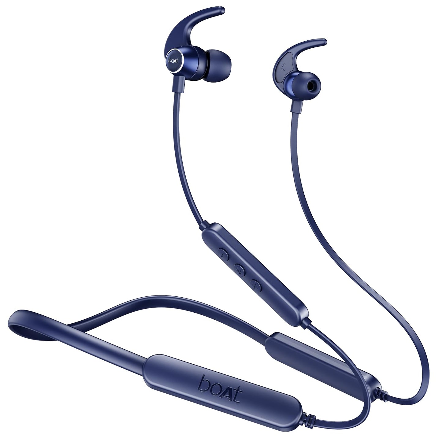 Boat Rockerz 255 Pro+, 60HRS Battery, Fast Charge, IPX7, Dual Pairing, Low Latency, Magnetic Earbuds, Bluetooth Neckband, Wireless with Mic Earphones (Active Black)