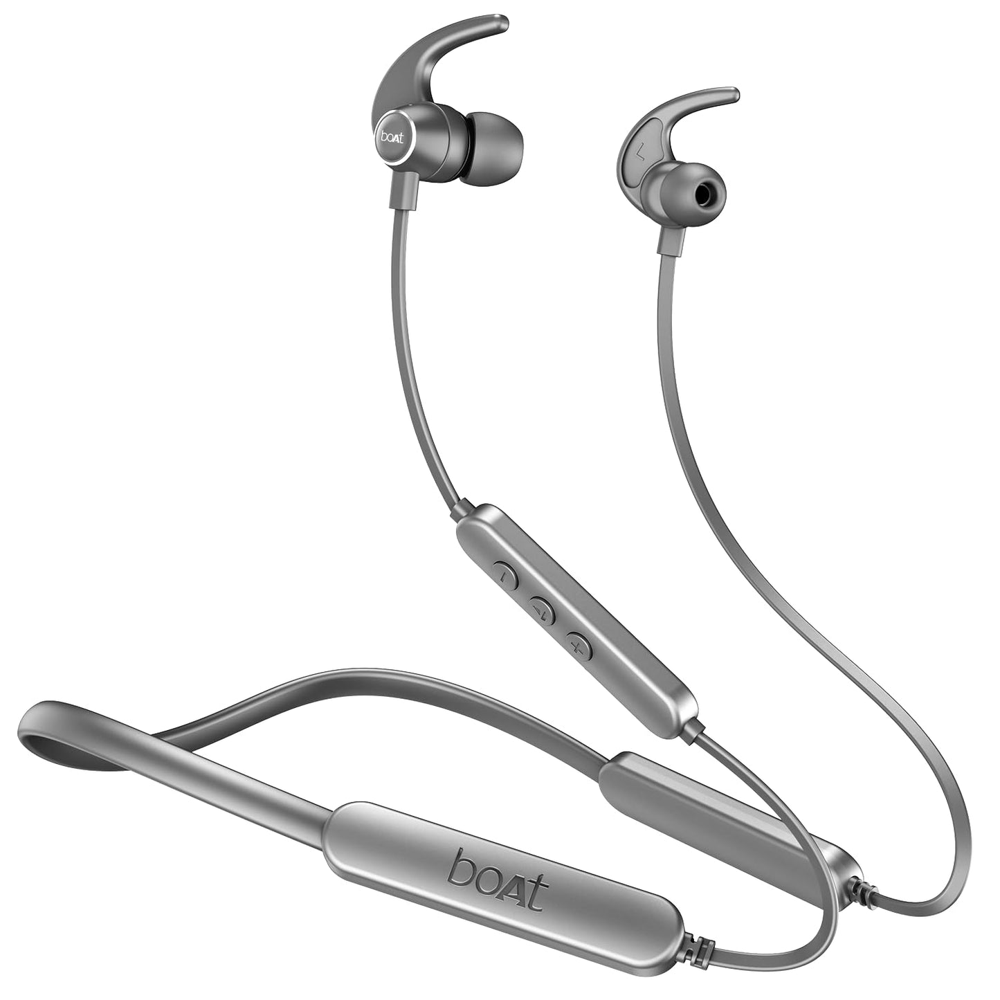 Boat Rockerz 255 Pro+, 60HRS Battery, Fast Charge, IPX7, Dual Pairing, Low Latency, Magnetic Earbuds, Bluetooth Neckband, Wireless with Mic Earphones (Active Black)