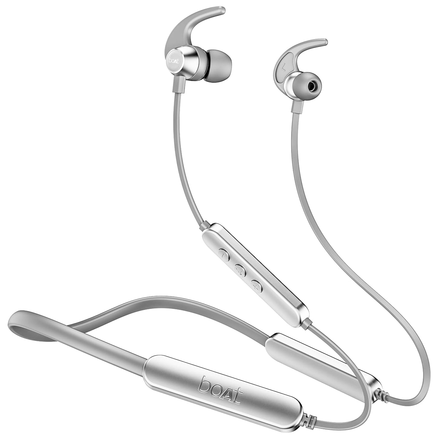 Boat Rockerz 255 Pro+, 60HRS Battery, Fast Charge, IPX7, Dual Pairing, Low Latency, Magnetic Earbuds, Bluetooth Neckband, Wireless with Mic Earphones (Active Black)