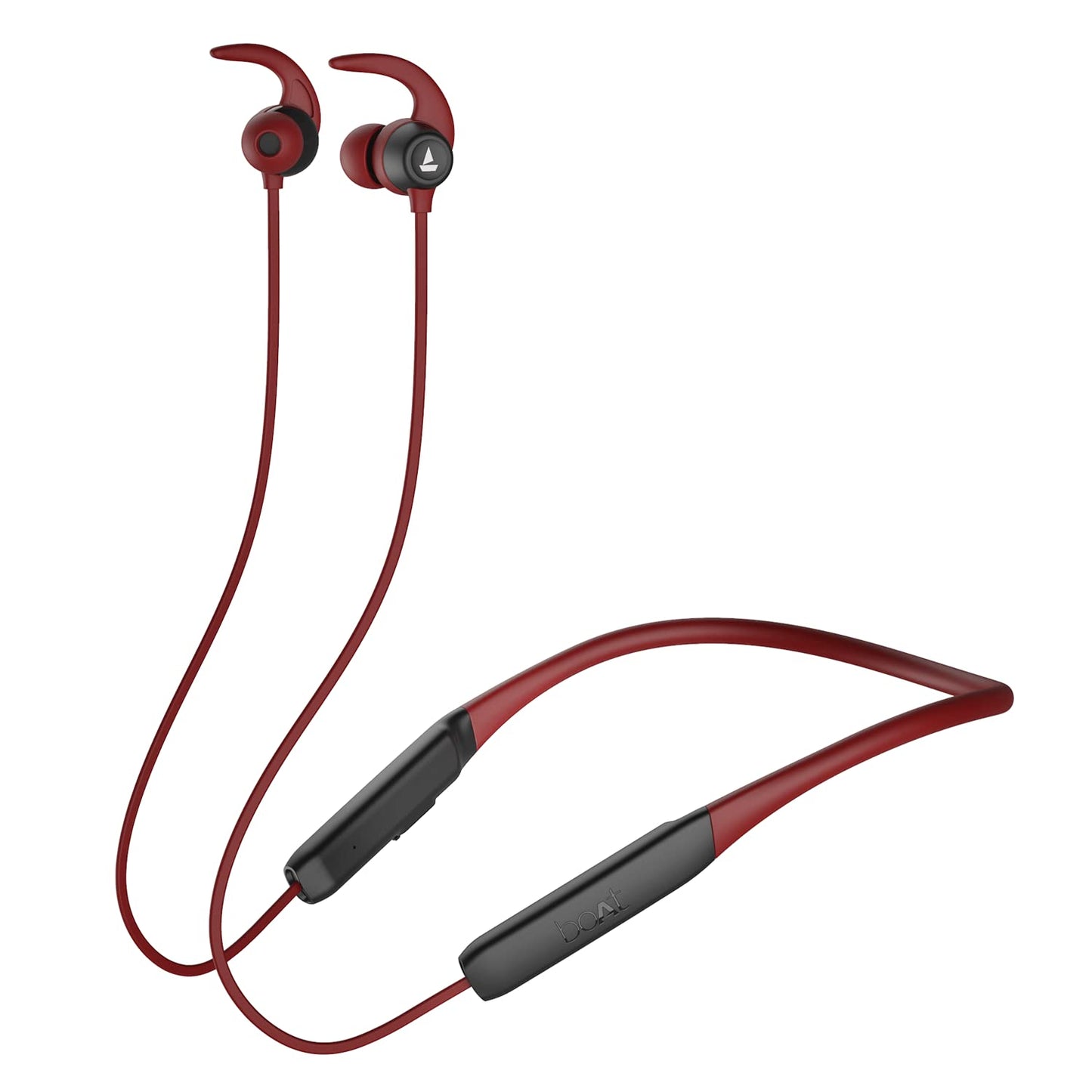 Boat Rockerz 255 Pro+, 60HRS Battery, Fast Charge, IPX7, Dual Pairing, Low Latency, Magnetic Earbuds, Bluetooth Neckband, Wireless with Mic Earphones (Active Black)