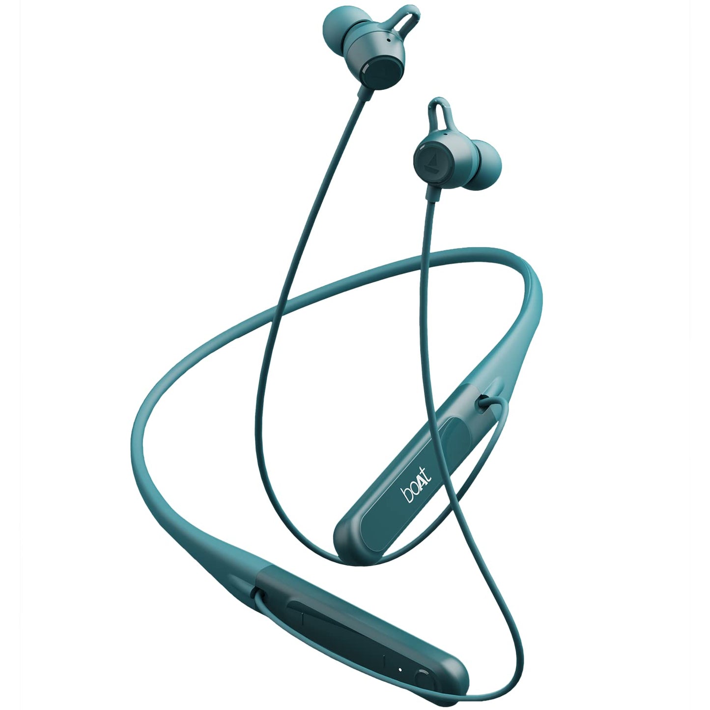 Boat Rockerz 255 Pro+, 60HRS Battery, Fast Charge, IPX7, Dual Pairing, Low Latency, Magnetic Earbuds, Bluetooth Neckband, Wireless with Mic Earphones (Active Black)
