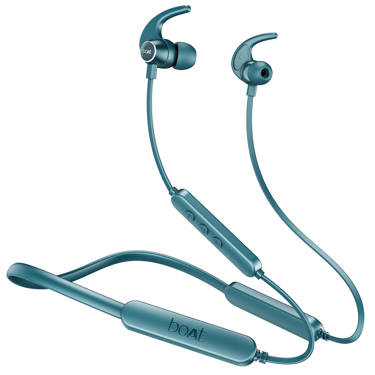 Boat Rockerz 255 Pro+, 60HRS Battery, Fast Charge, IPX7, Dual Pairing, Low Latency, Magnetic Earbuds, Bluetooth Neckband, Wireless with Mic Earphones (Active Black)