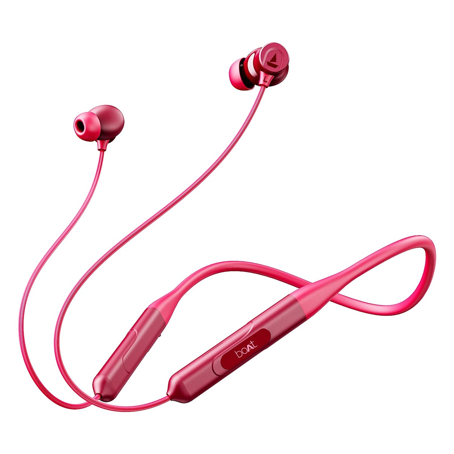 Boat Rockerz 255 Pro+, 60HRS Battery, Fast Charge, IPX7, Dual Pairing, Low Latency, Magnetic Earbuds, Bluetooth Neckband, Wireless with Mic Earphones (Active Black)